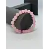 Pembe Kuvars Taş Bileklik