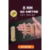 8 MM 50 Metre Jüt Halat Dekoratif Hasır İp Urgan Süs