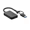 ADS-315 Type-C+ Lightning 8 In 1 Card Reader 5Gbps ZR784