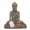 Ahşap Oturan Buda Figürü 2/1