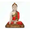 Ahşap Oturan Buda Figürü 2/9
