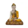 Ahşap Oturan Buda Figürü 2/9
