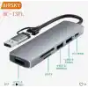 Airsky Hc13Fl 5 İn 1 Usb Type-C 2 İn 1 Çevirici