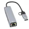 Airsky Hc78 Usb Type C 2 İn 1 Usb Hub Ethernet Çevirici
