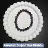 Ametist Doğal Taş Bileklik