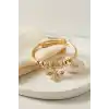 Arı Model Gold Renk Charm Bileklik