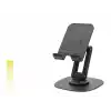Ayarlanabilir Katlanabilir Telefon Standı 360 Derece Döner Siyah HDX8024
