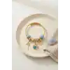 Balık ve Tinker Bell Model Mavi Charmlı Bileklik