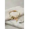 Beyaz Kelebek Model Charmlı Bileklik