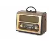 Bluetooth Fm Nostaljik Hoparlör Usb Tf - Kahverengi RXBT88