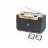 Bluetooth Fm Radyo Usb Tf Aux Solar Şarjli Çift Led Aydinlatmali Kamp Hoparlör FP397S