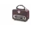 Bluetooth Nostaljik Hoparlör Fm 18 X 9.6 X 13.8 Cm NS8092BT