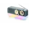 Bluetooth Nostaljik Hoparlör Fm Retro Saatli 18.1 X 11.9 X 19.8 Cm NS7210BT