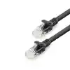 CAT6 Ethernet Patch Kablosu 1 Gbps 250 Mhz 3 M - Siyah HDX5071