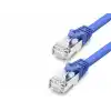 Cat7 Ethernet Patch Kablosu 10 Gbps 600 Mhz 1 M - Mavi HDX5099