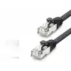 Cat7 Ethernet Patch Kablosu 10 Gbps 600 Mhz 10 M - Siyah HDX5094