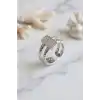 Clariss Parallel Luxury Zirkon Taşlı Gümüş Renk Yüzük