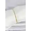 CM 14K Gold Renk Burgu Model Kadın Bileklik