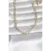 CM 14K Gold Renk Kalın Zincir Model 60 cm Kadın Kolye