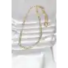 CM 14K Gold Renk Kalın Zincir Model 60 cm Kadın Kolye