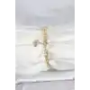 CM 14K Gold Renk Kalın Zincir Model Kadın Bileklik