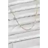 CM 14K Gold Renk Pirinç Lazer Model 60 cm Kadın Kolye