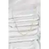 CM 14K Gold Renk Pirinç Lazer Model 60 cm Kadın Kolye