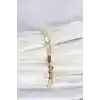 CM 14K Gold Renk Yassı Zincir Model Kadın Bileklik