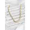 CM Burgu Model Gold Renk Pirinç 60 cm Kadın Kolye