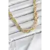 CM Kalın Burgu Model Gold Renk 60 cm Kadın Kolye
