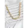 CM Kalın Burgu Model Gold Renk 60 cm Kadın Kolye