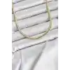 CM Yassı Yılan Zincir Model 60 cm Kadın Kolye