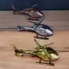 Dekoratif Metal Helikopter