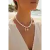 Deniz Esintisi İnci Charmlı Kolye