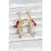 Deniz Kabuğu Model Deniz Temalı Kadın Küpe