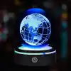 Dünya Tasarımlı Usb li Dönen Cam Küre