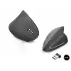 Ergonomik Dikey Mouse Dual Mode 1600 Dpi Sessiz Rgb - Siyah ND1211