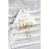 Gold Renk 6 Çift Pirinç Kadın Küpe Seti