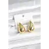 Gold Renk Damla Küpe 30 mm