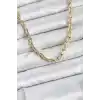 Gold Renk Pirinç Tifani Model Kadın Kolye