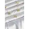Gold Renk Yonca Model VIP Seri Kadın Kolye
