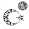 Gümüş Ay Yıldız Rozet