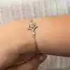 Gümüş Baget Taşlı Yıldız Kadın Bileklik