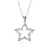 Gümüş Baget Taşlı Yıldız Kolye