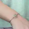 Gümüş Çiçek Bayan Bileklik