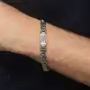 Gümüş Elişi Örgü Gurmet Erkek Bileklik
