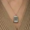 Gümüş Esma’ül Hüsna Yazılı Kolye