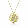 ​Gümüş Gold Gül Kadın Kolye