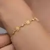 Gümüş Gold Güneş Kadın Bileklik