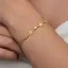 Gümüş Gold Güneş Kadın Bileklik
